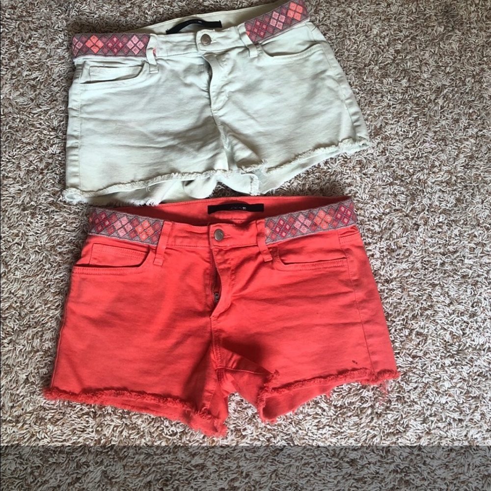 2 pairs of Joe’s jeans shorts